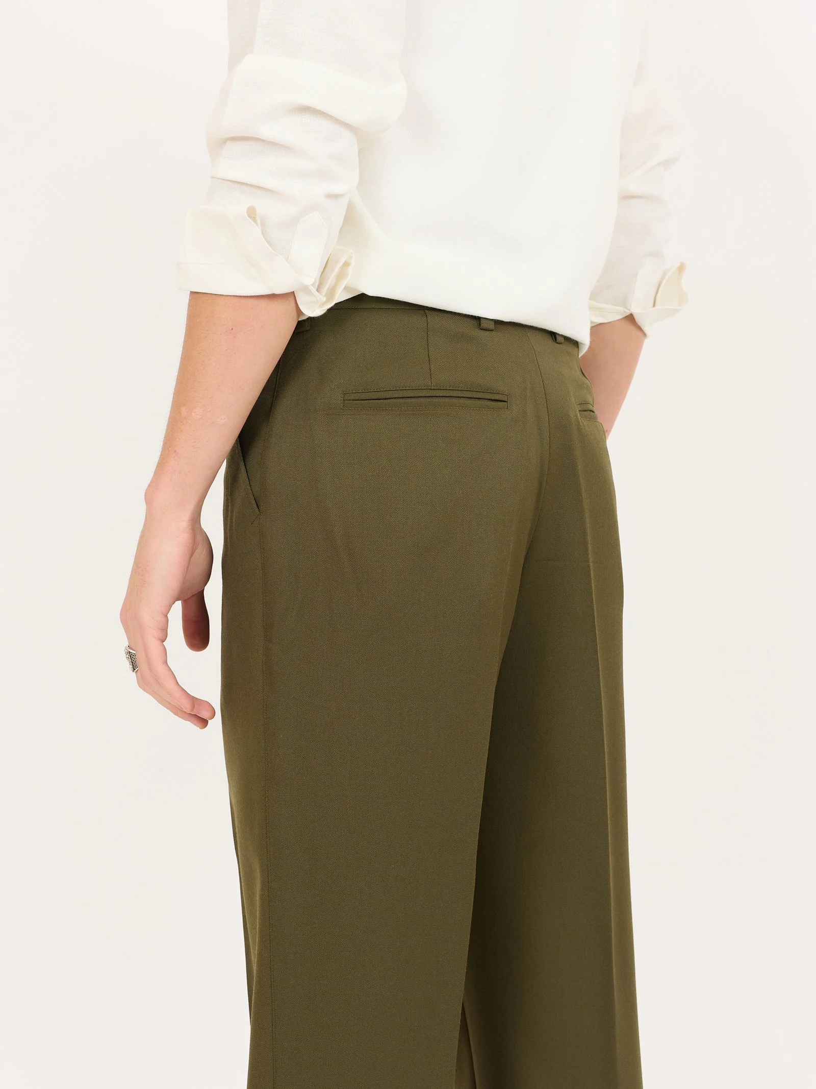 Straight Fit Trousers - Image 4