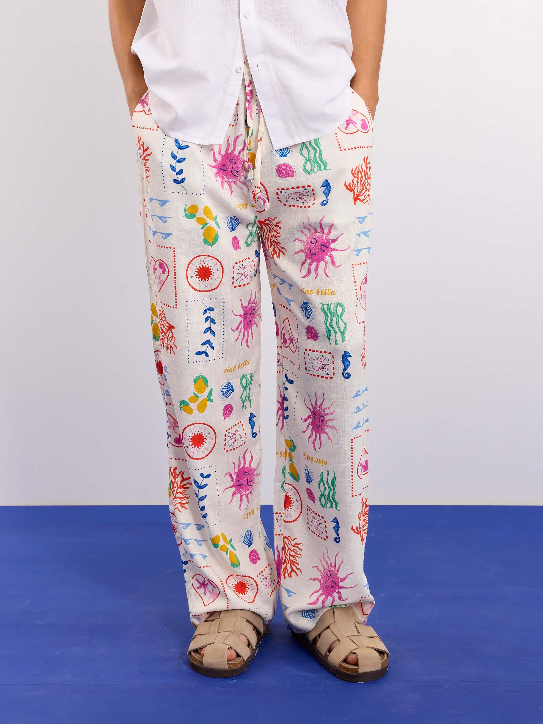 Sun & the Sea Linen Pull-on Pants - Image 3