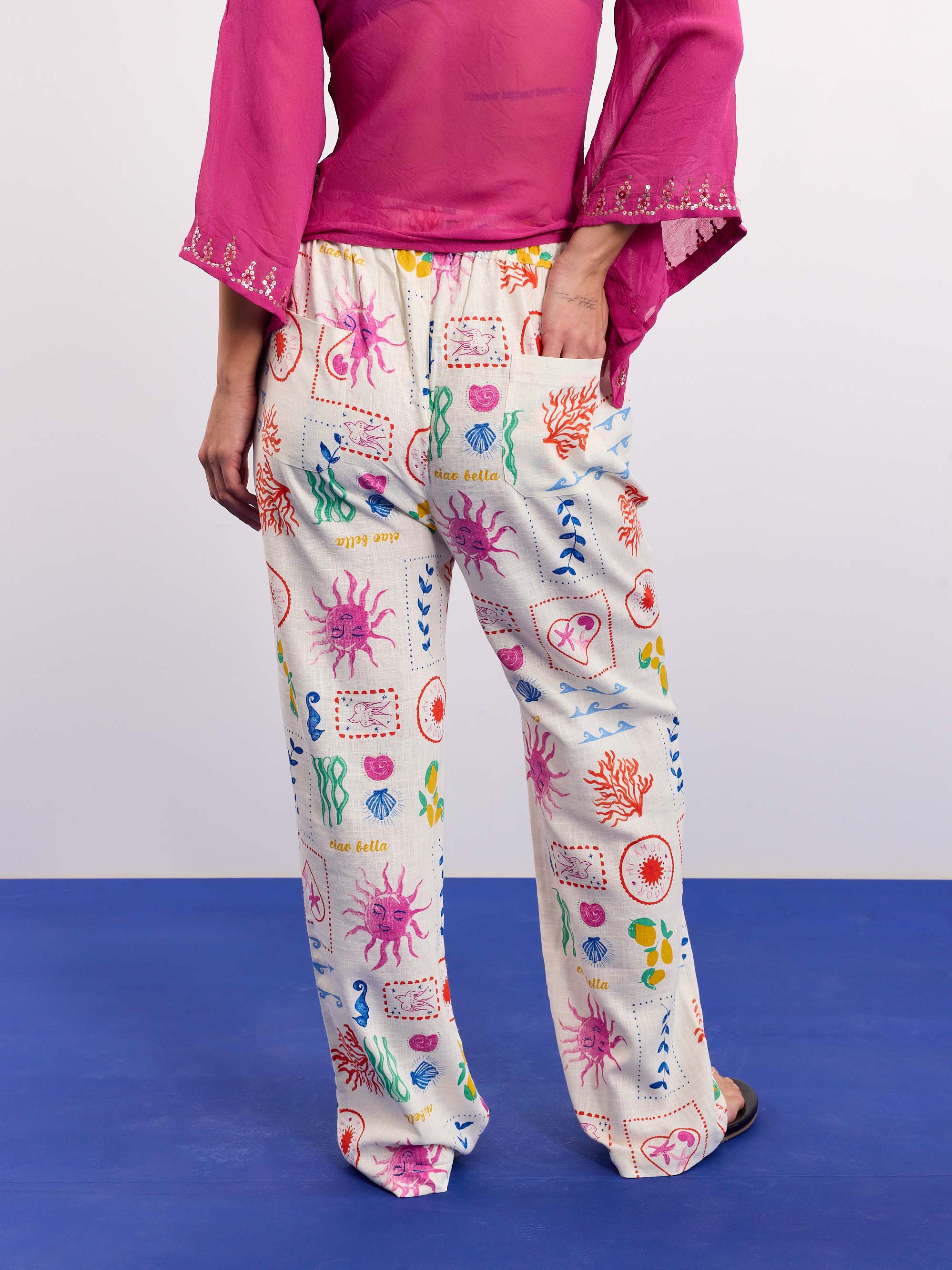 Sun & the Sea Linen Pull-on Pants - Image 8