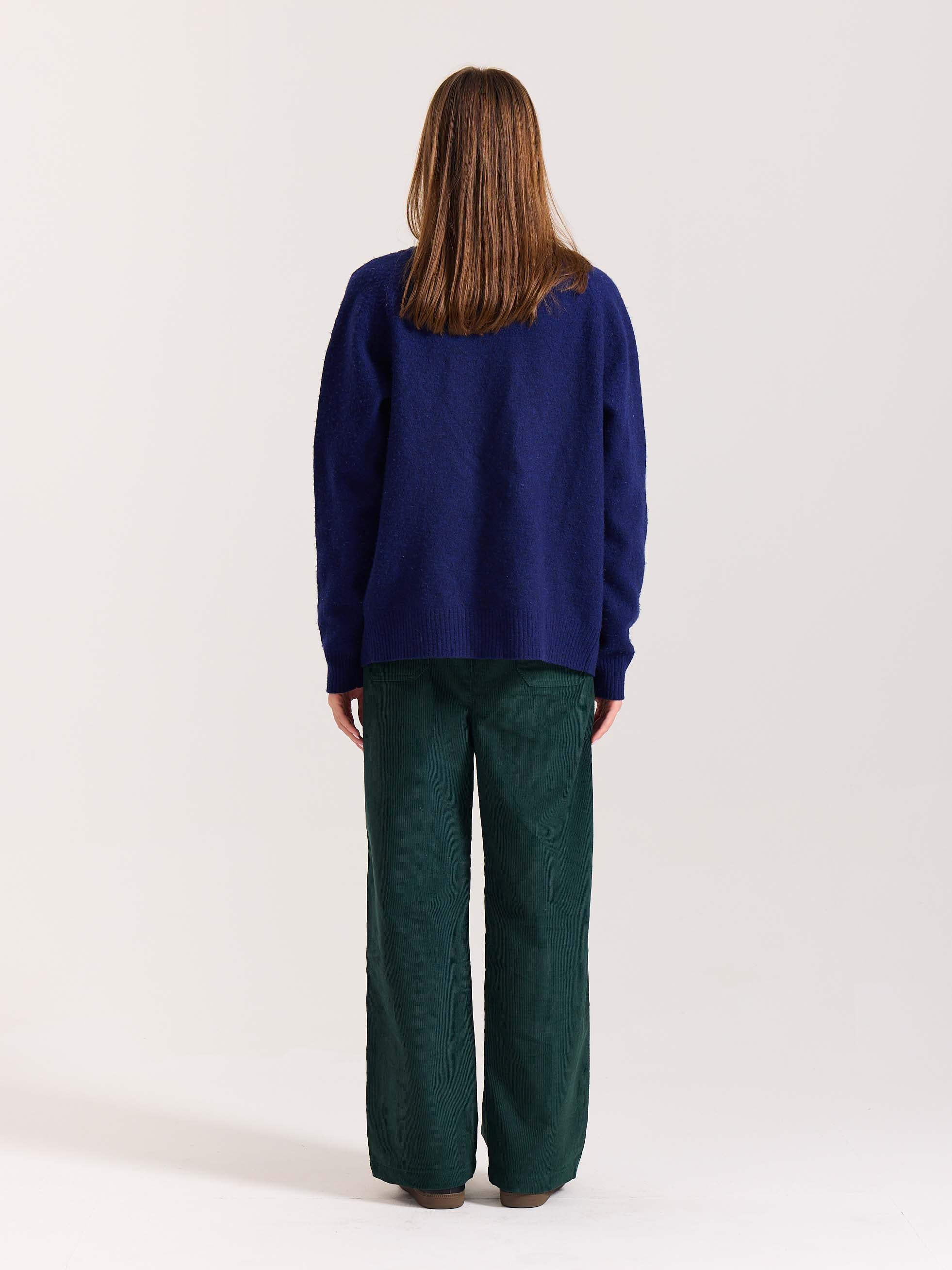 Teal Green Corduroy Pull-on Pants - Image 8