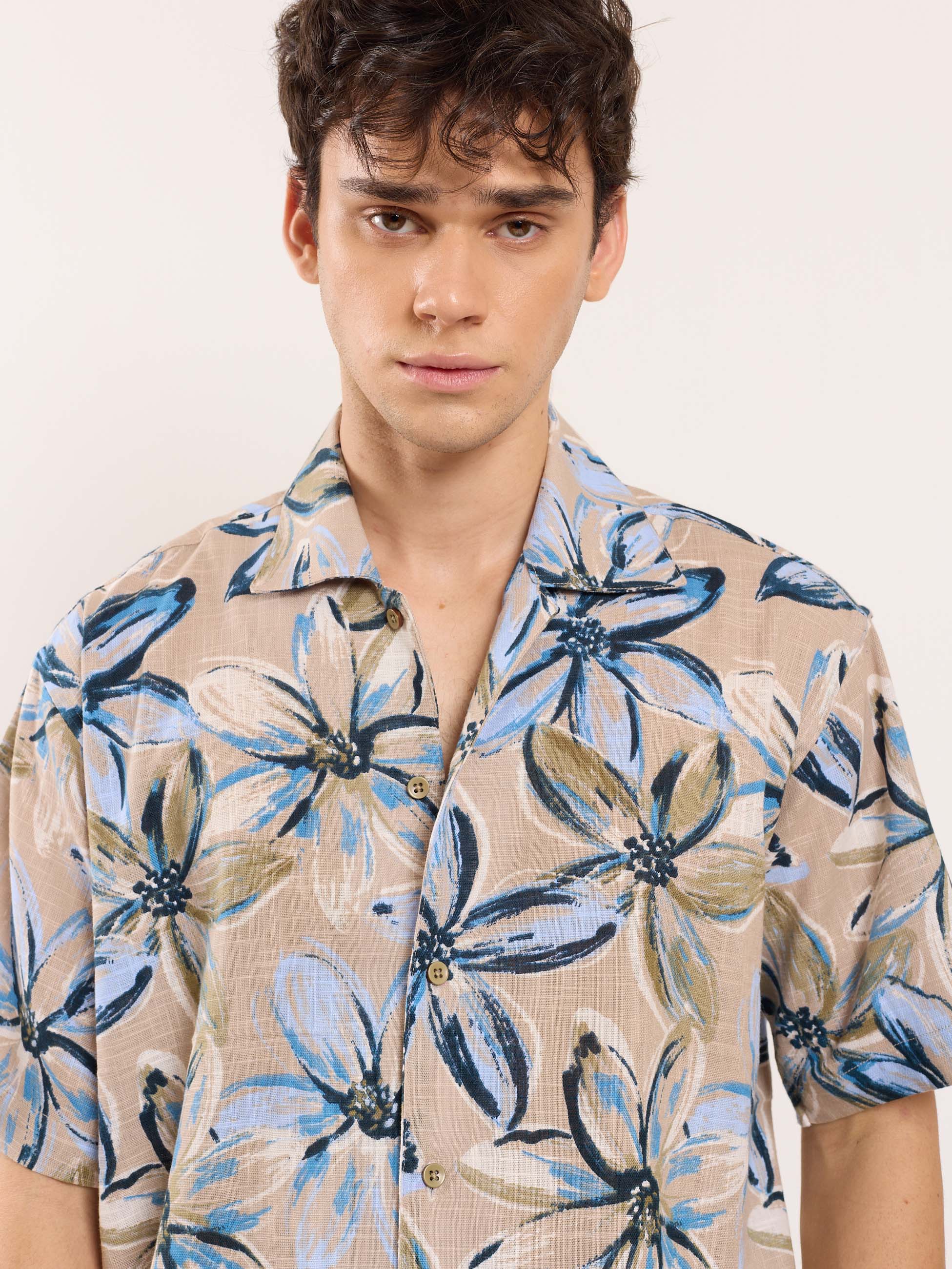 Tropical Bloom Resort Shirt - Image 3