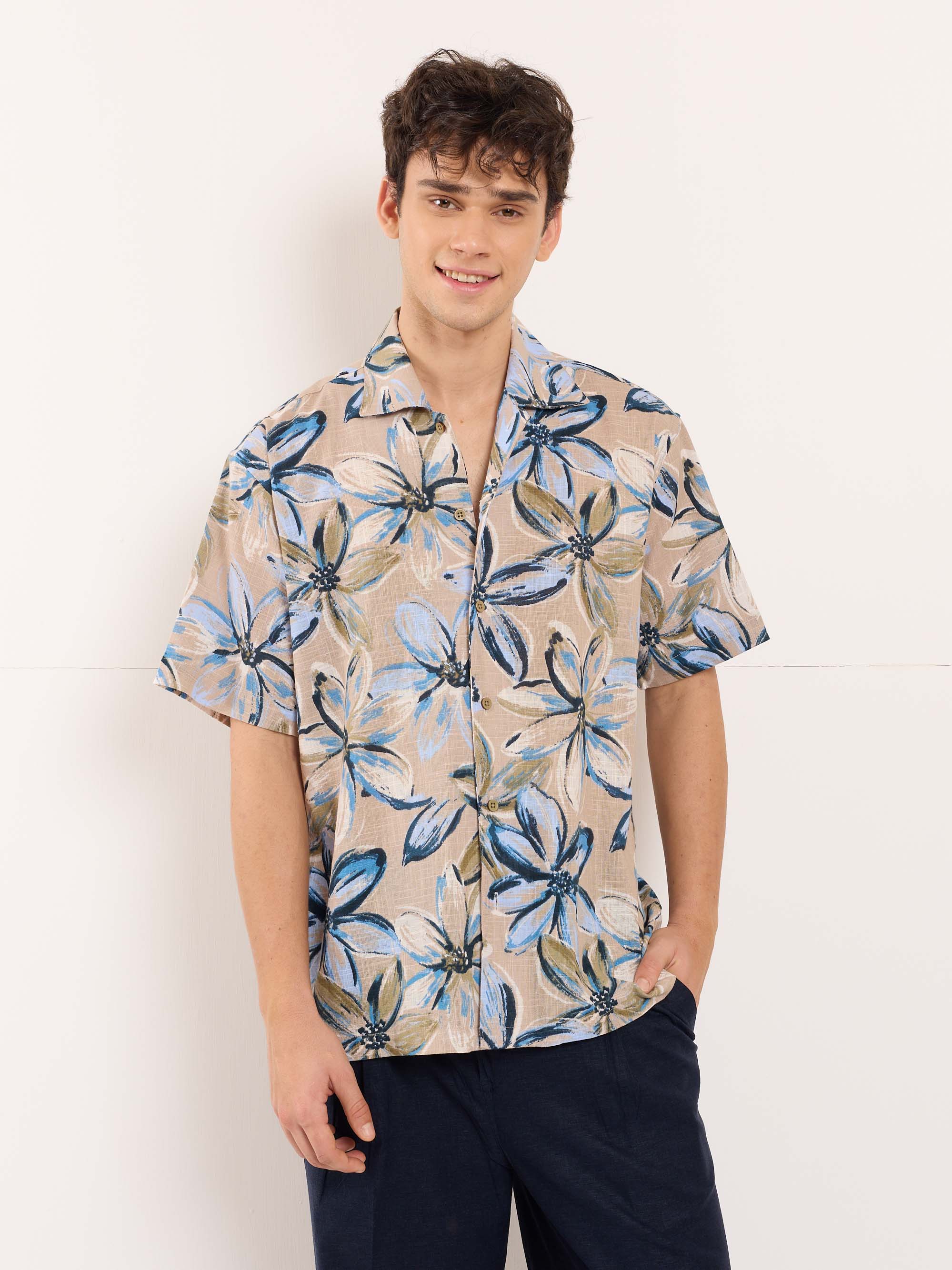 Tropical Bloom Resort Shirt - Image 5
