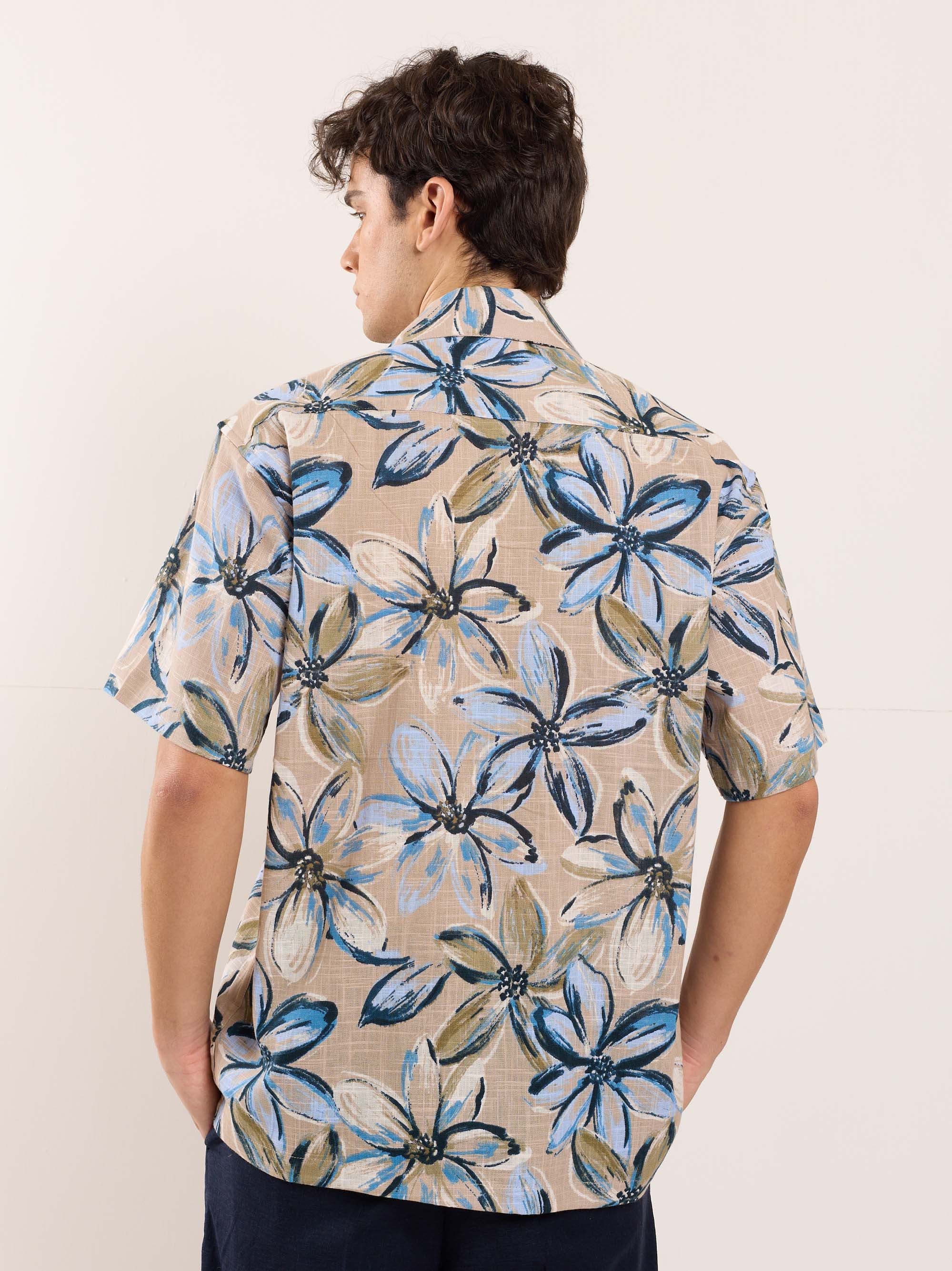 Tropical Bloom Resort Shirt - Image 6