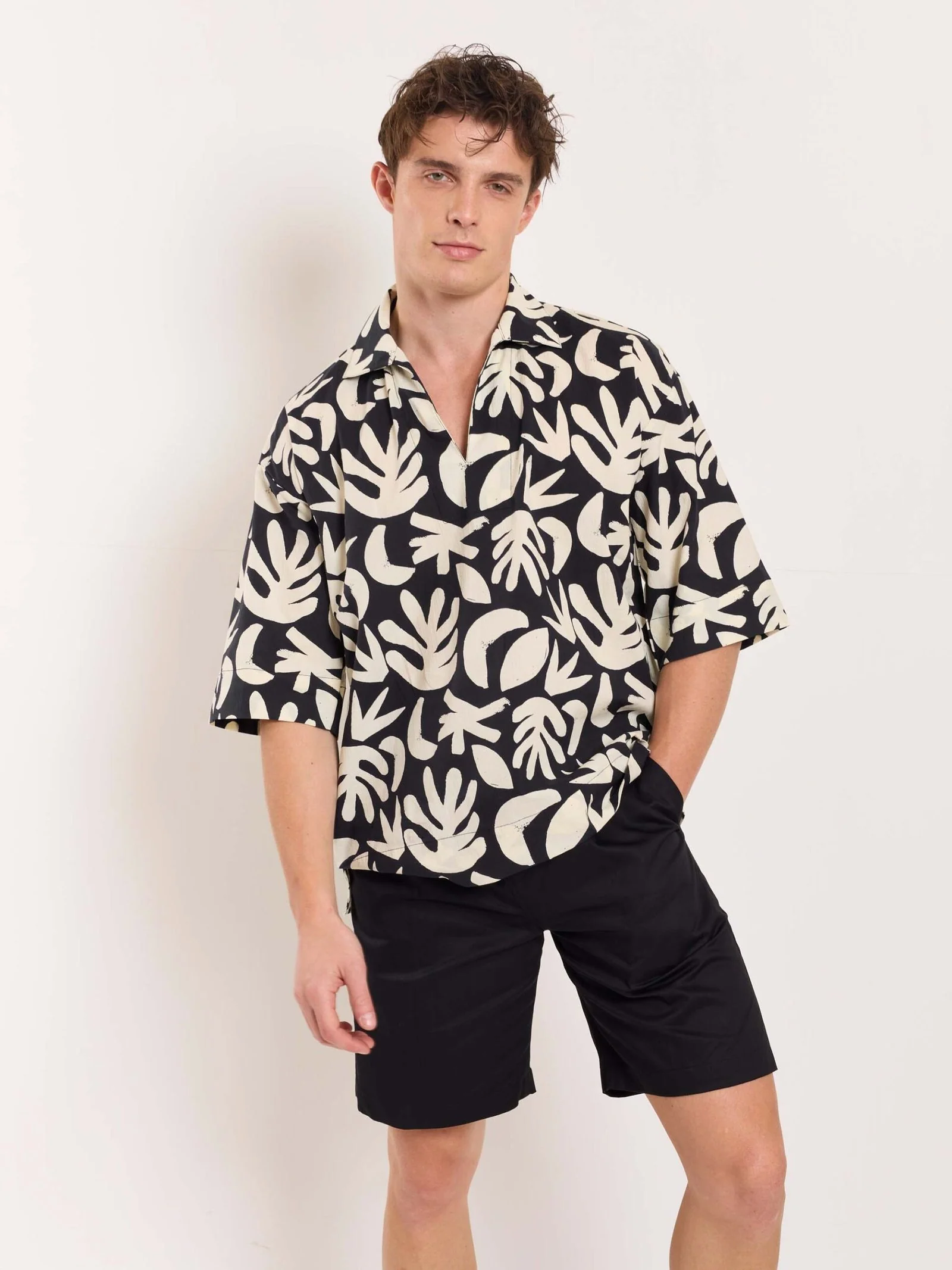 Tropical Printed Pullover - Image 3