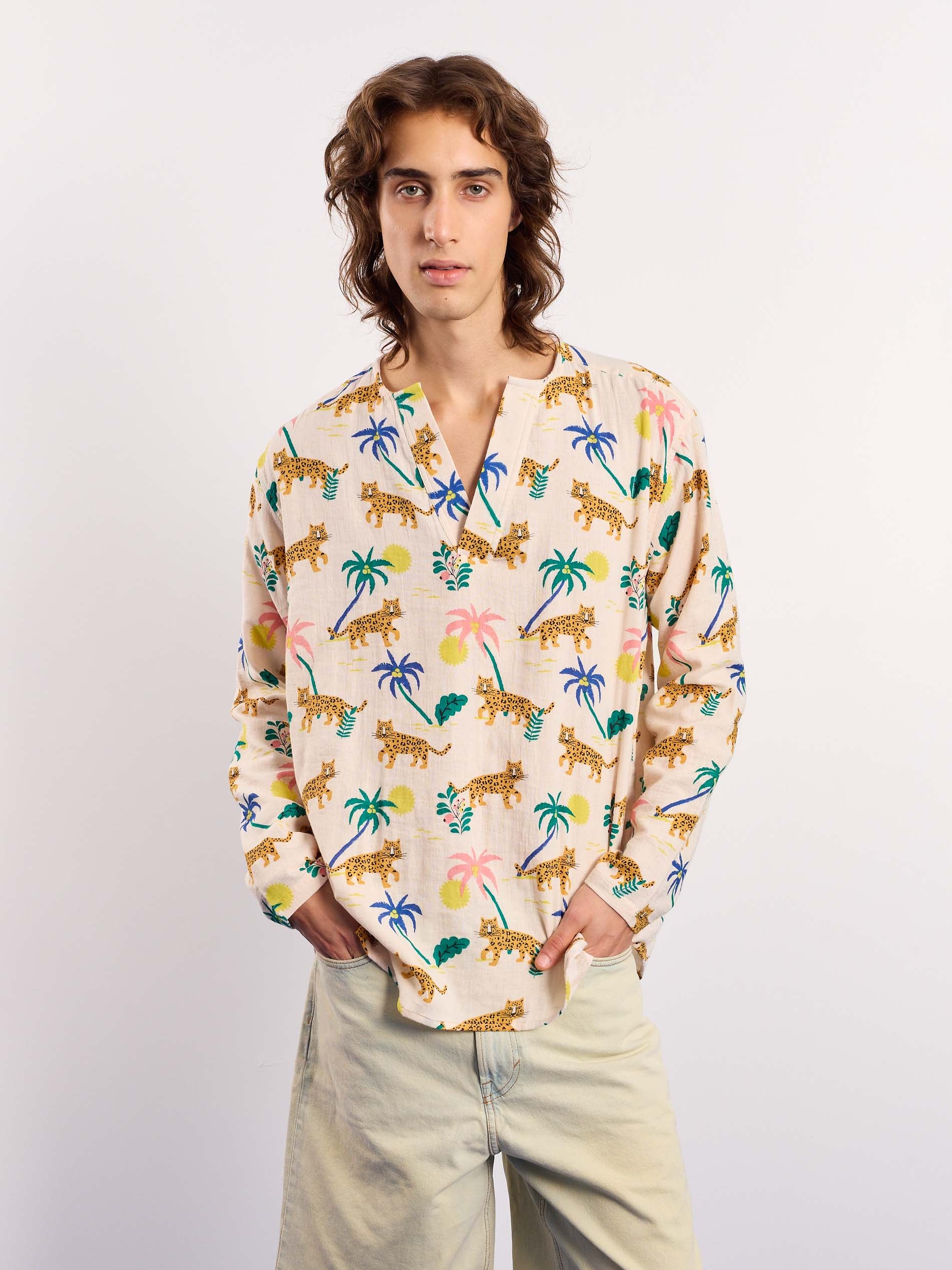 Tropical Safari Gauze Pullover - Image 3