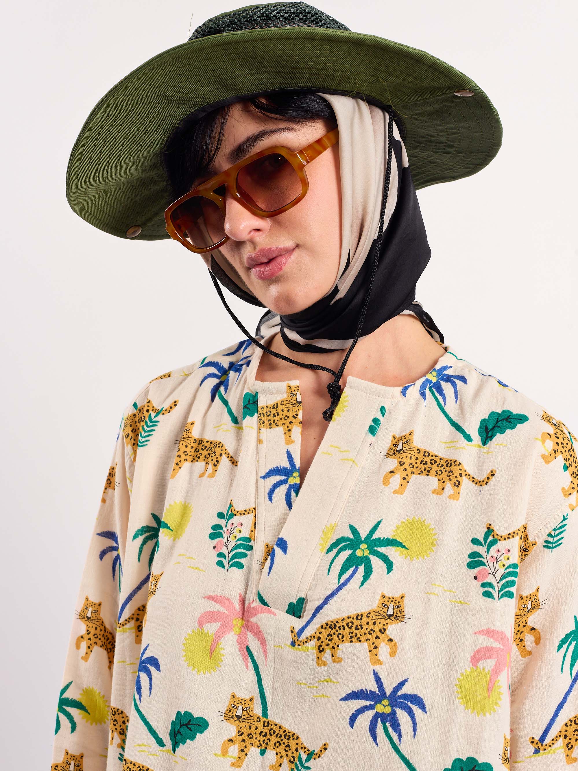 Tropical Safari Gauze Pullover - Image 5