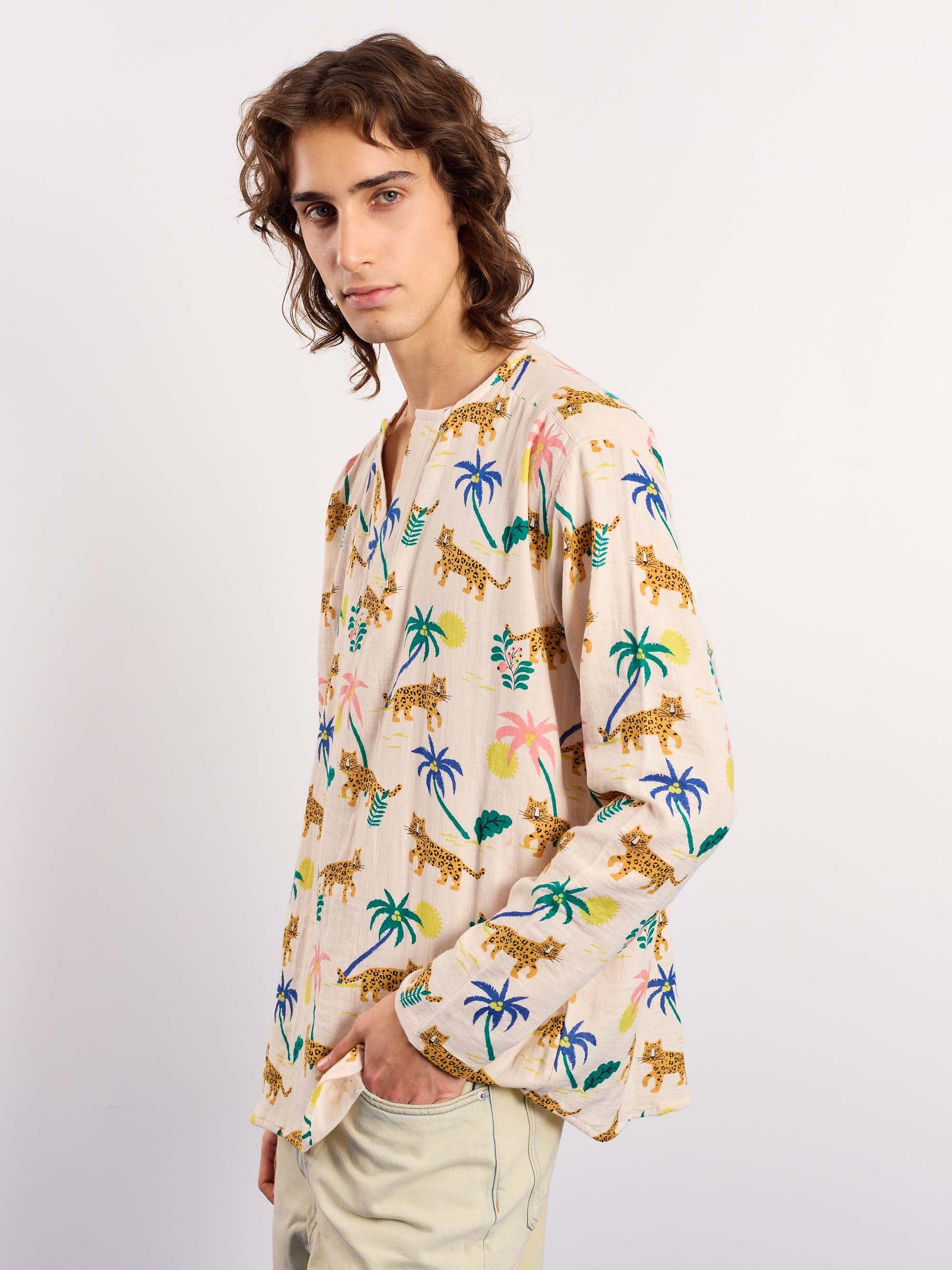 Tropical Safari Gauze Pullover - Image 7