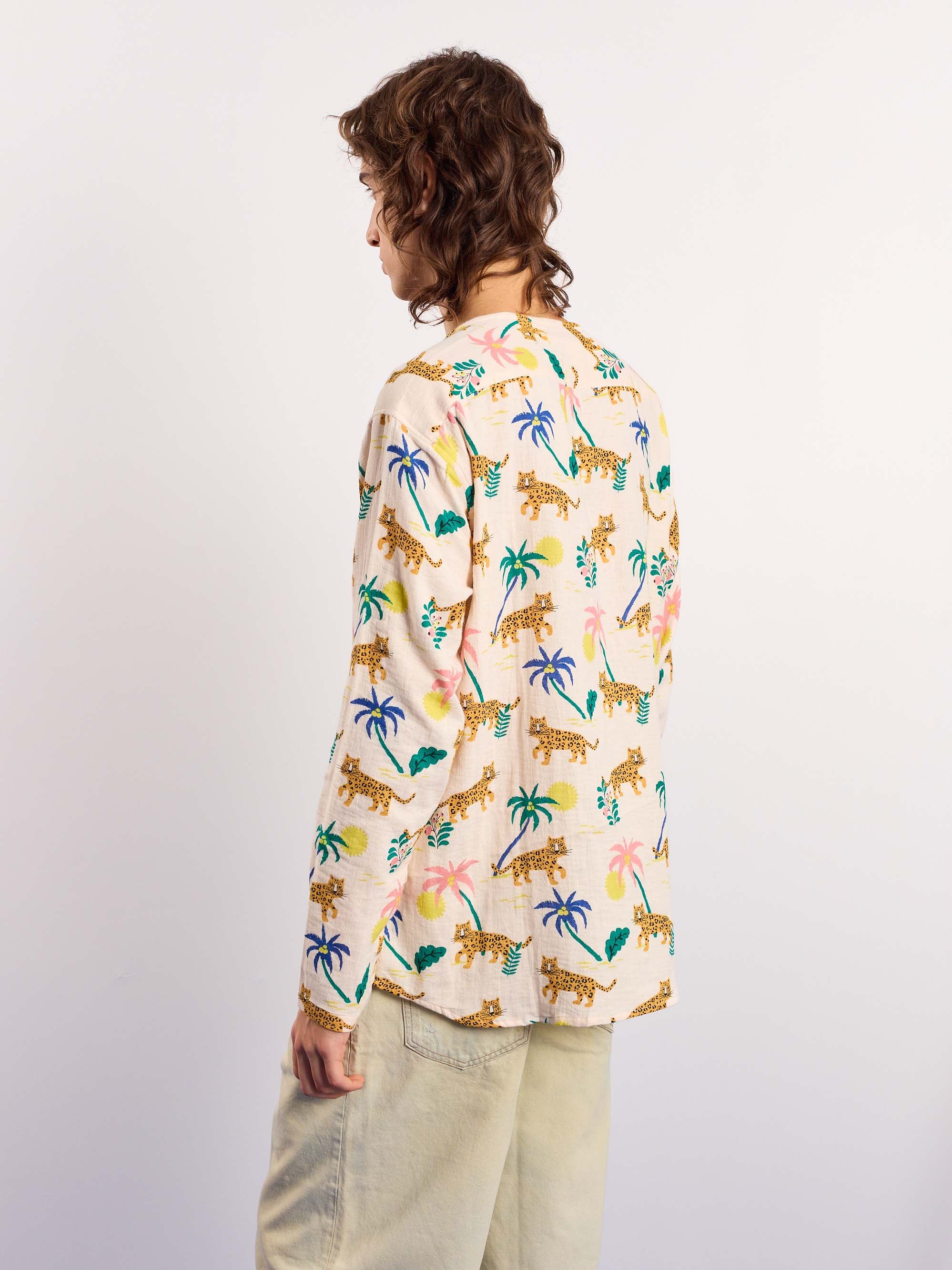 Tropical Safari Gauze Pullover - Image 8