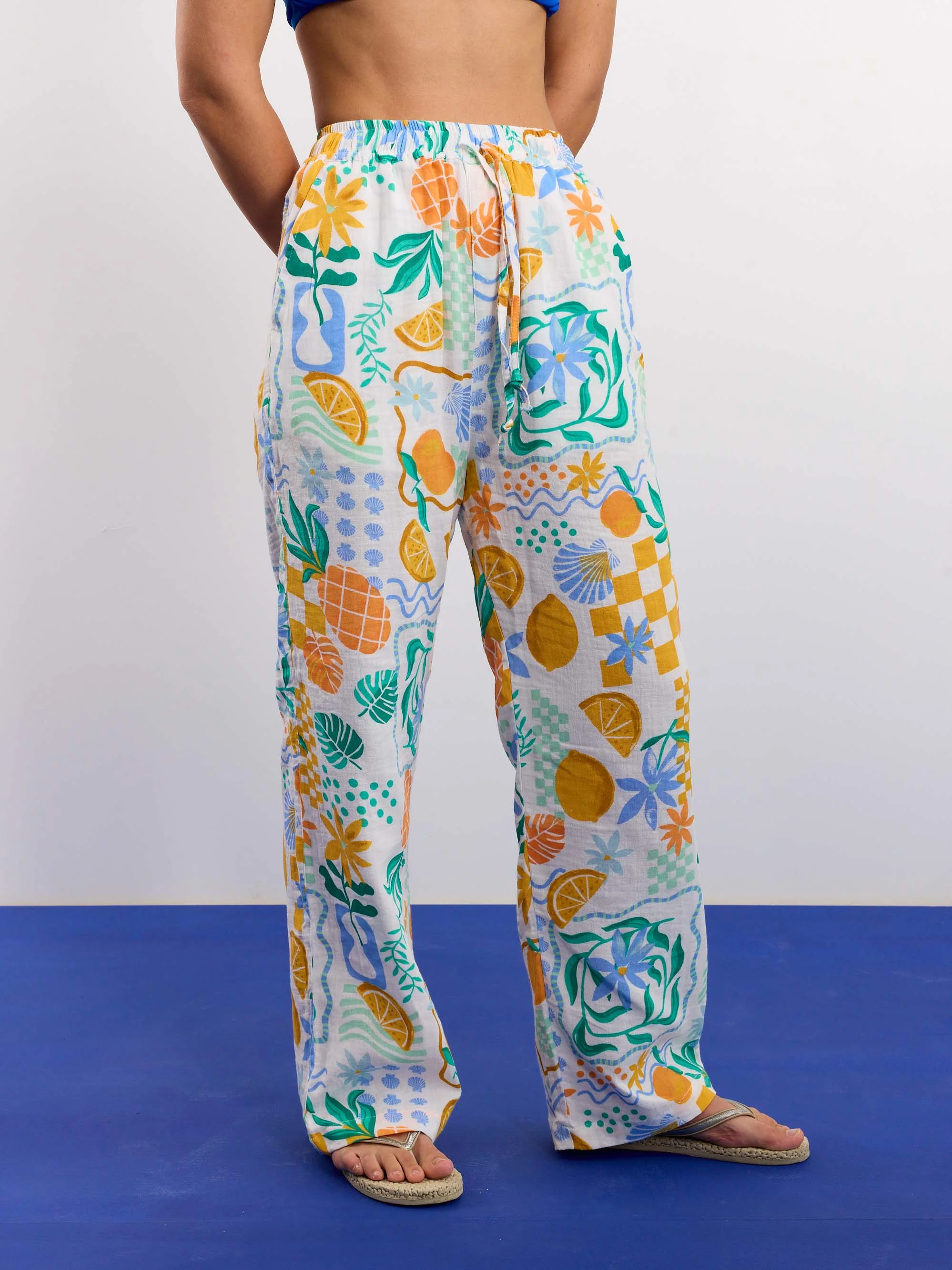 Tropicanna Gauze Pull-on Pants - Image 4