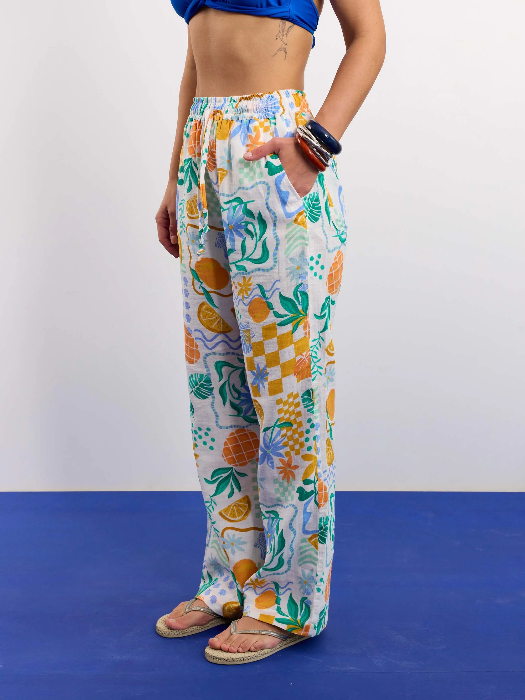 Tropicanna Gauze Pull-on Pants - Image 6