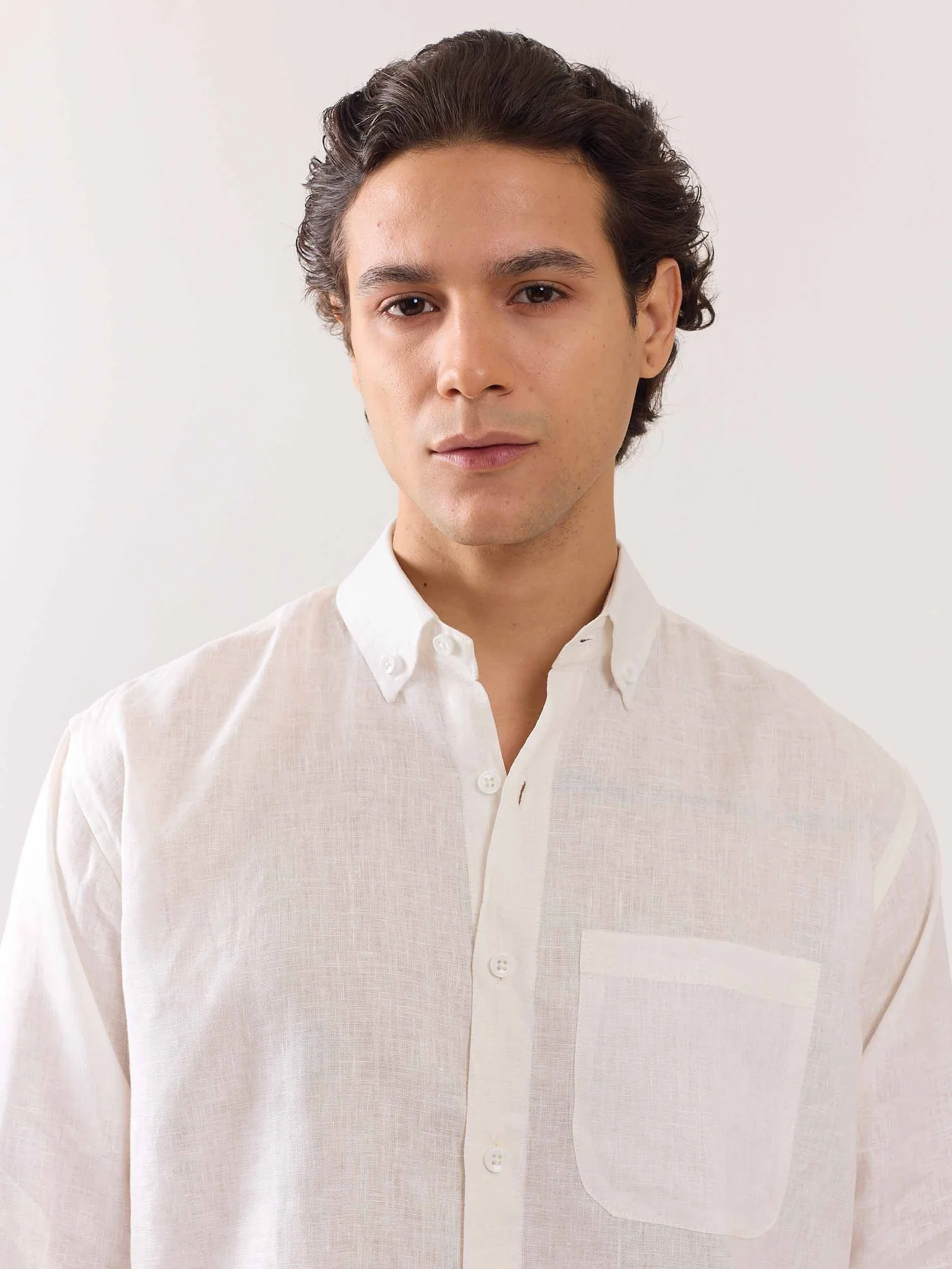 White Linen Shirt - Image 3