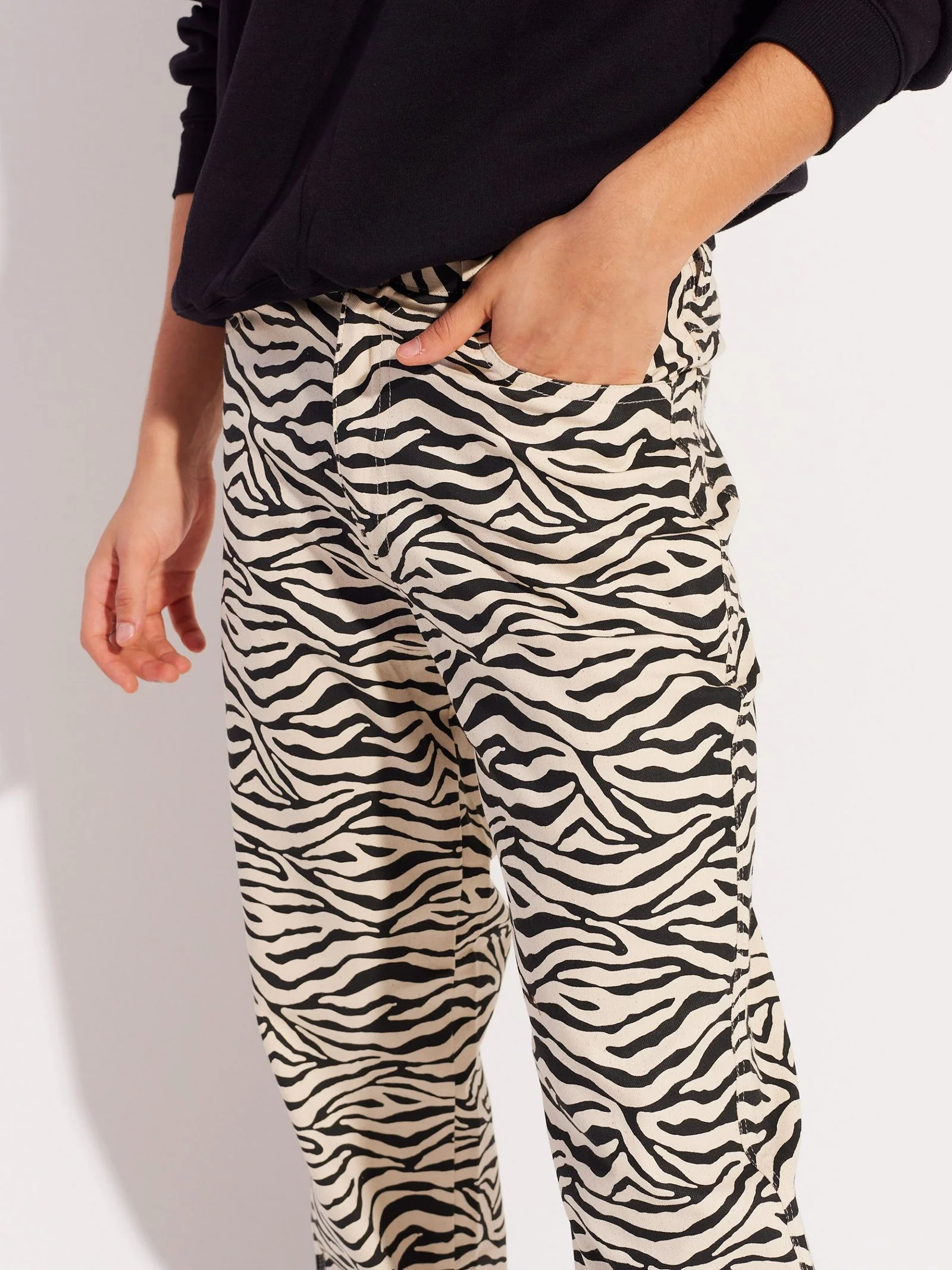Zebra Patterned Trousers - Image 5