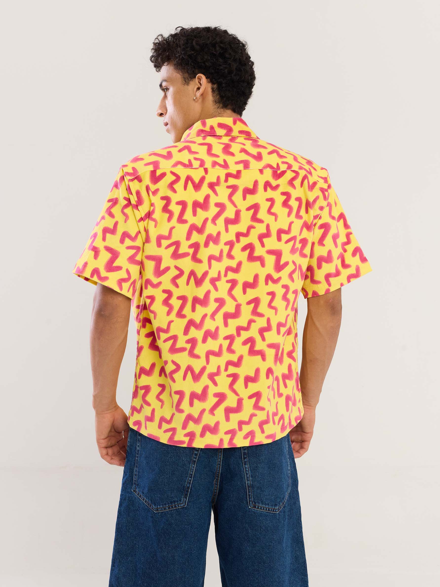Zip Zap Yellow Corduroy Shirt - Image 6
